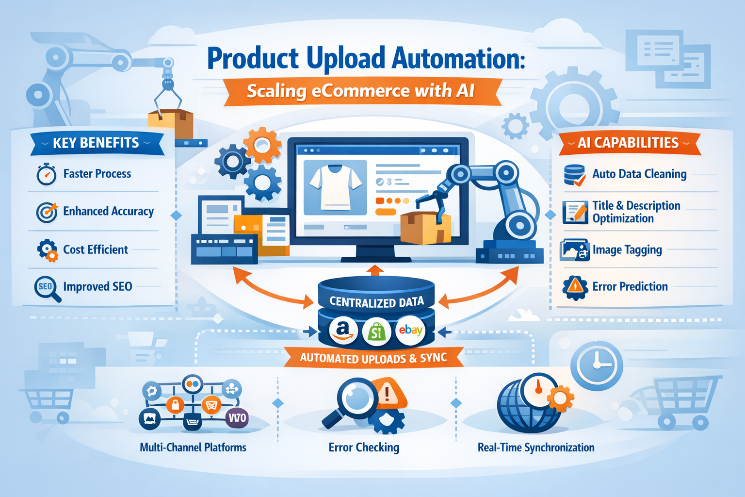 Product Upload Automation: The Smart Way to Scale eCommerce Operations with AI