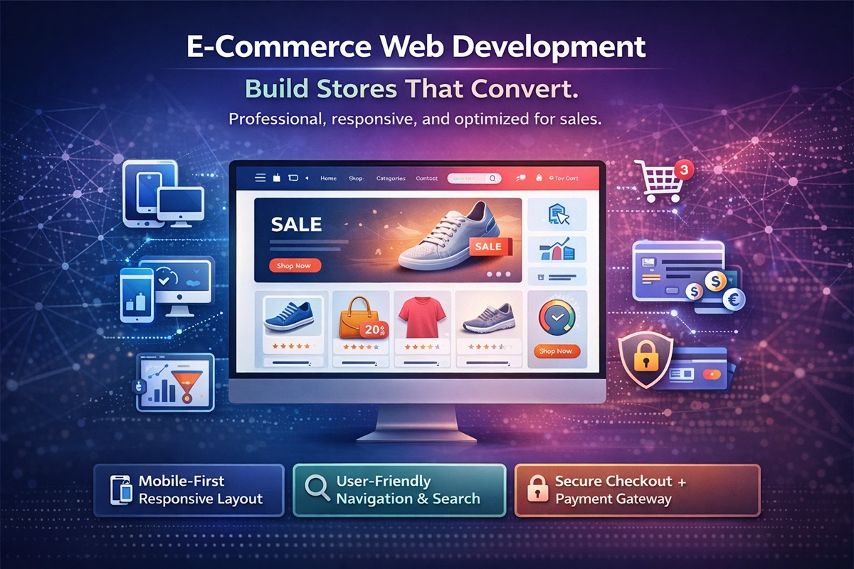 E-commerce Web Development Services: Build Stores That Convert in the $6.86 Trillion Era