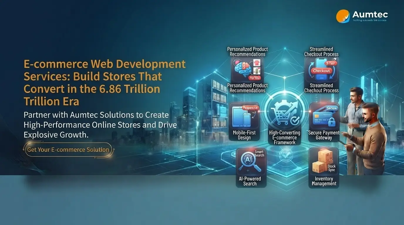 E-commerce Web Development Services: Build Stores That Convert in the $6.86 Trillion Era