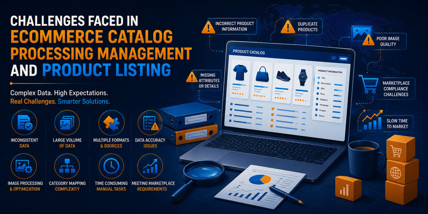 Challenges Faced in eCommerce Catalog processing and Management