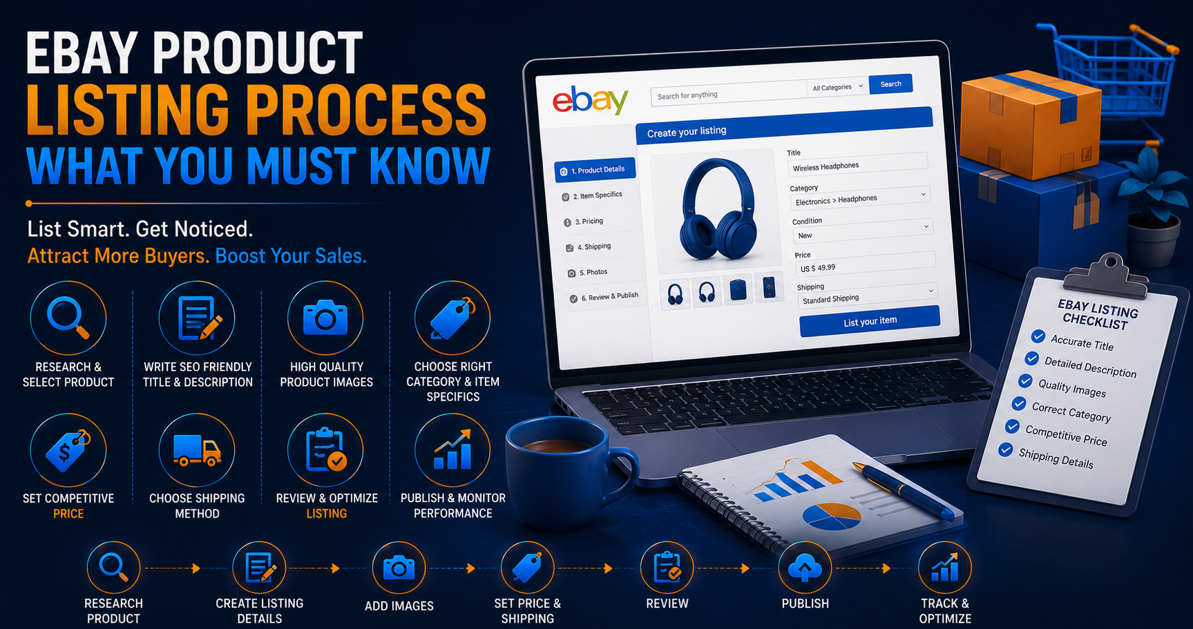 eBay Product listing Process – What you must know!