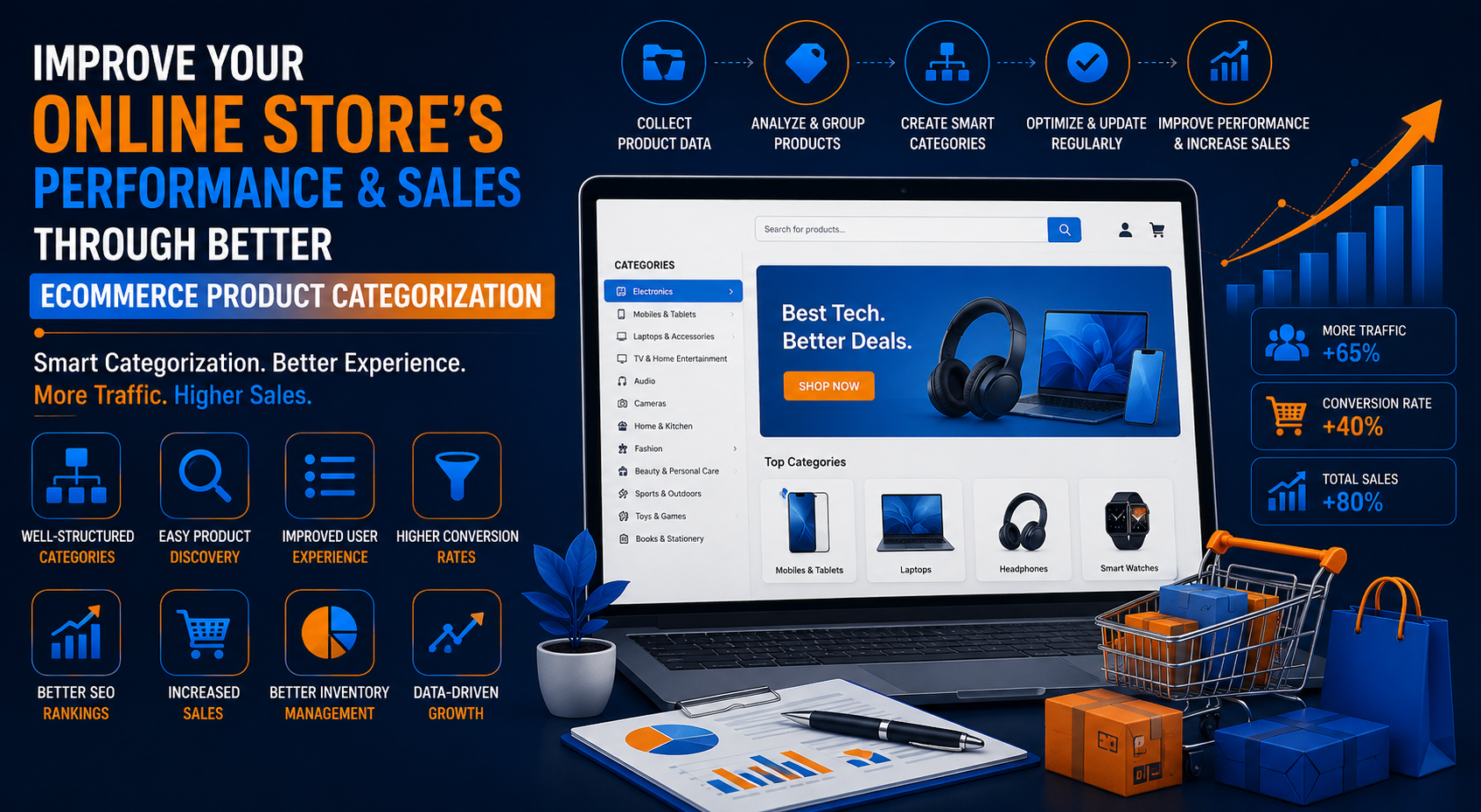 Improve Your Online Store’s Performance and Sales Through Better eCommerce Product Categorization