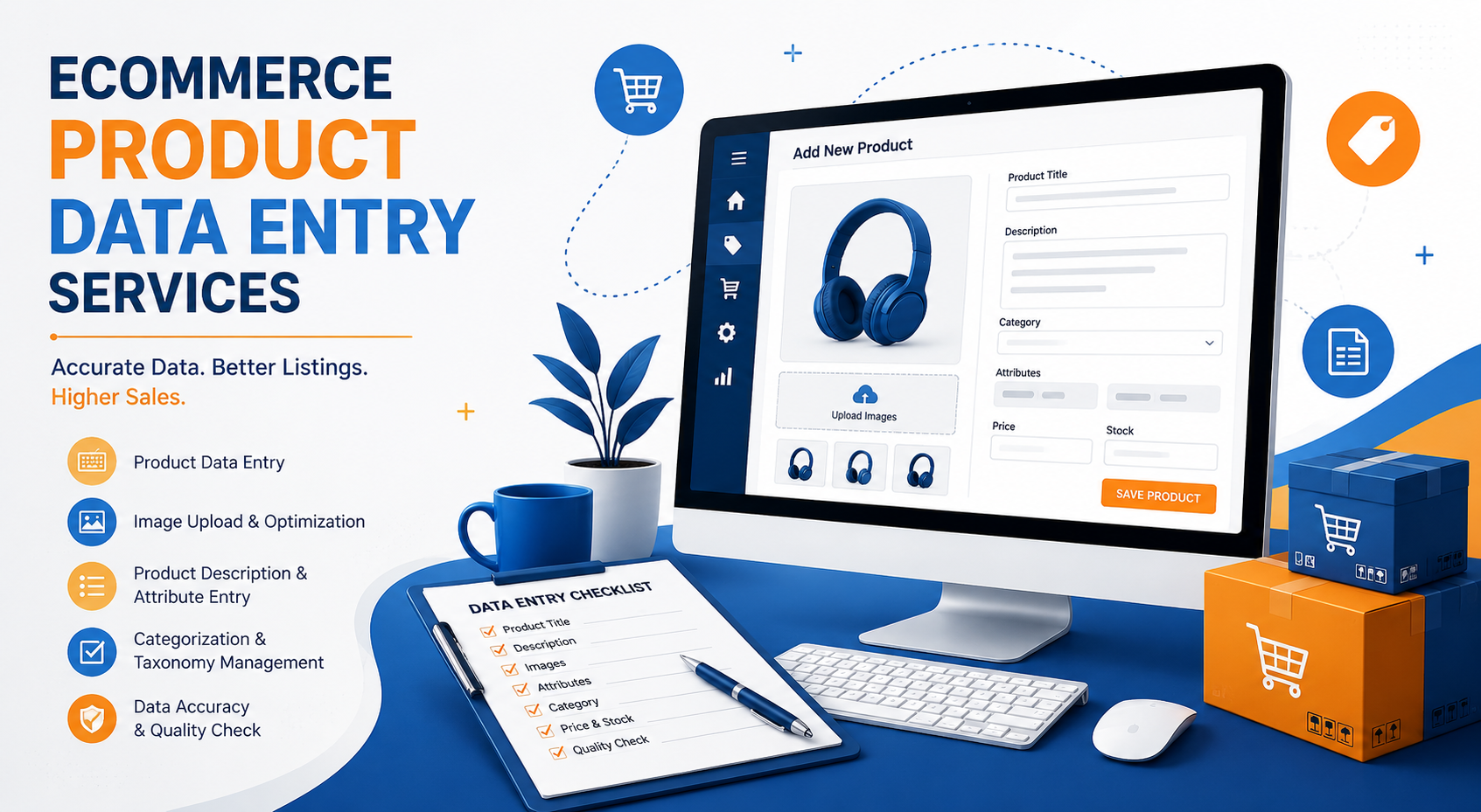 eCommerce product data entry services