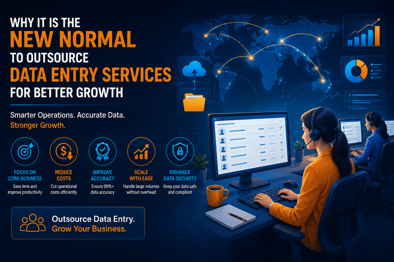 Why It Is The New Normal To Outsource Data Entry Services For Better Growth?